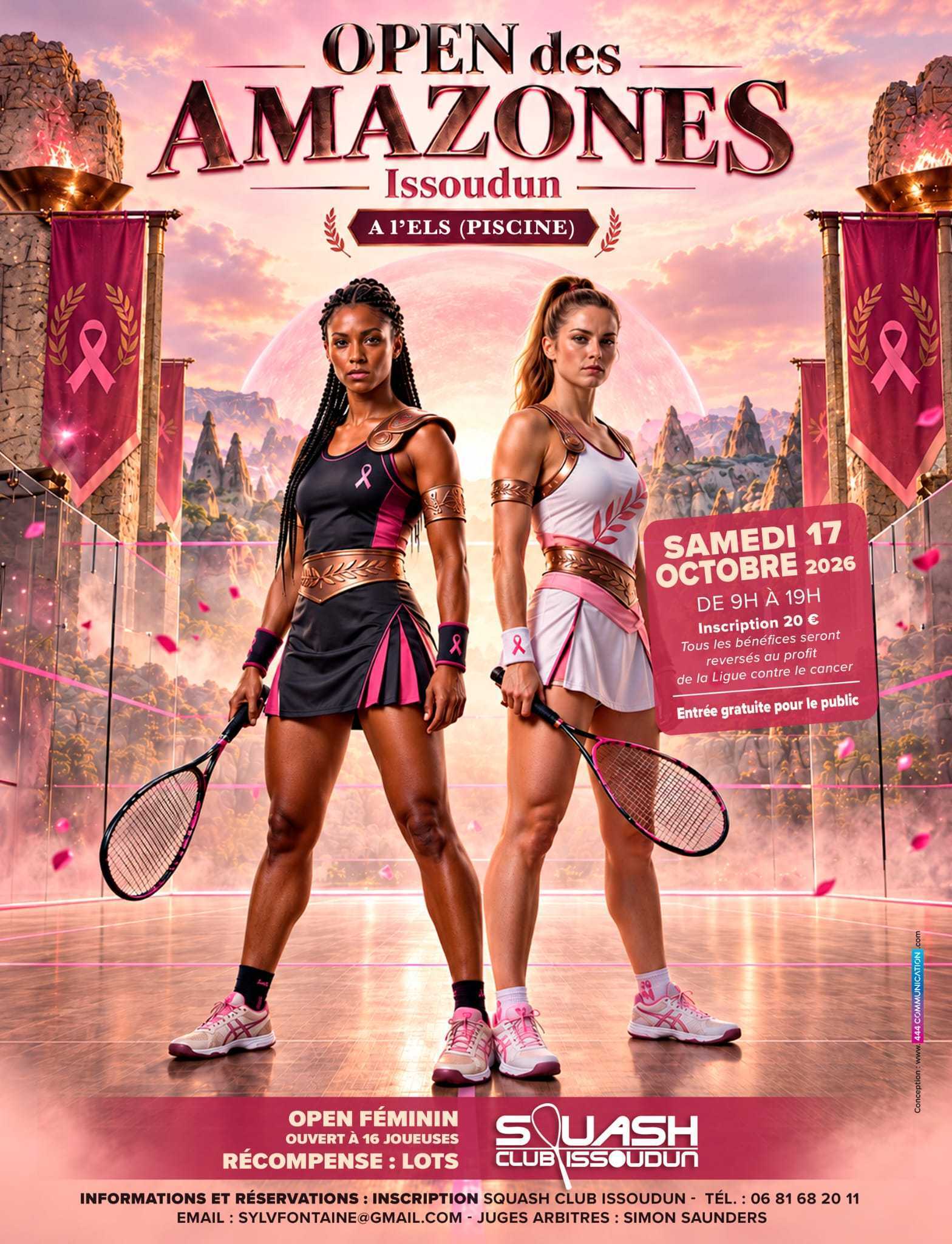 Affiche : Open des Amazones