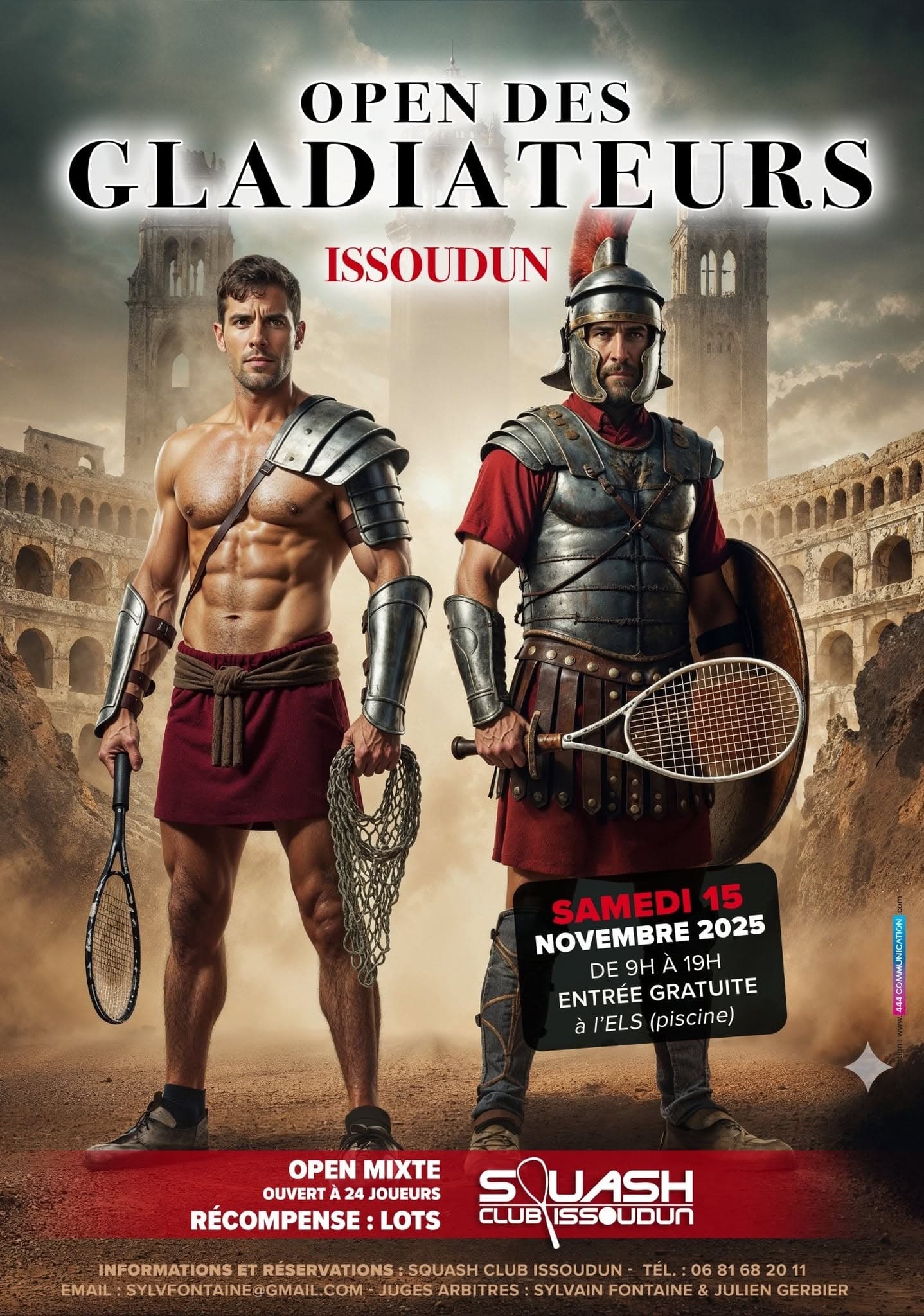 Affiche : Open des Gladiateurs