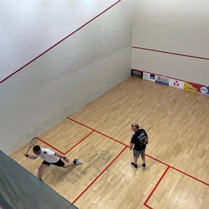 Vue du court